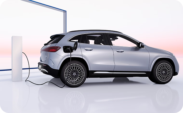 Coche eléctrico cargando